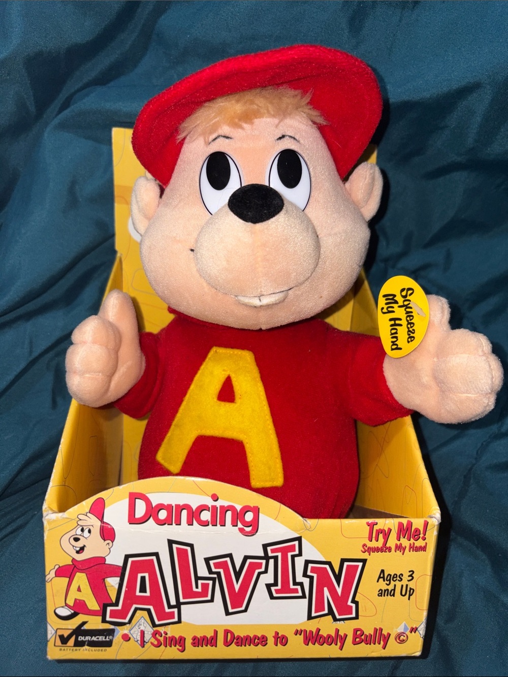 Dancing & Singing - Alvin Plush Toy - Alvin Plush “Wooly Bully” Vintage 1998